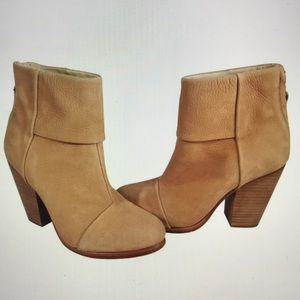 Rag & Bone Camel Classic Newbury Leather Booties